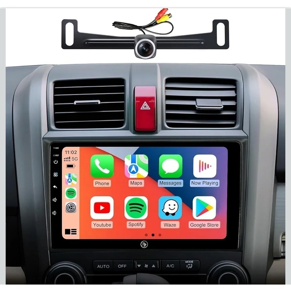 9 Inch Car Radio Stereo for Honda CR-V 2006-2011 Wireless CarPlay Android Auto 5